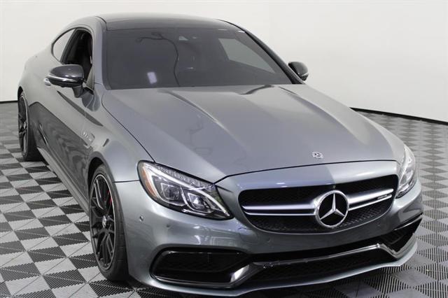 used 2018 Mercedes-Benz AMG C 63 car, priced at $44,995