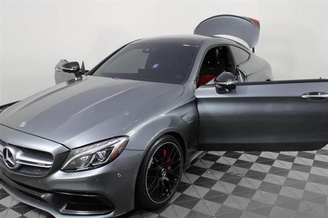 used 2018 Mercedes-Benz AMG C 63 car, priced at $44,995