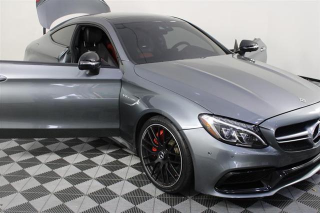 used 2018 Mercedes-Benz AMG C 63 car, priced at $44,995