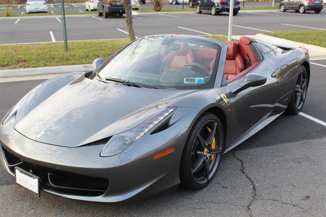 used 2014 Ferrari 458 Spider car, priced at $255,995