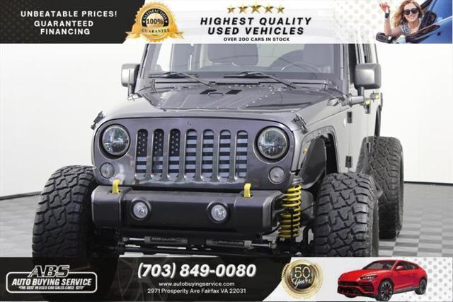 used 2014 Jeep Wrangler Unlimited car, priced at $15,995