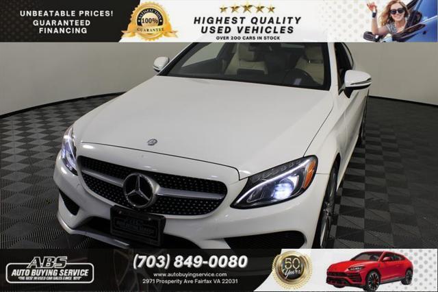 used 2017 Mercedes-Benz C-Class car, priced at $17,995