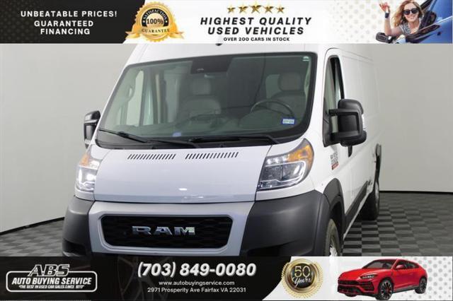 used 2022 Ram ProMaster 2500 car, priced at $18,995