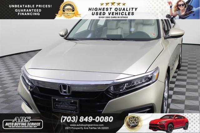 used 2018 Honda Accord car, priced at $18,895