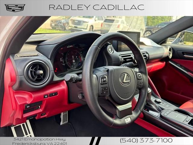 used 2024 Lexus IS 350 car, priced at $46,995