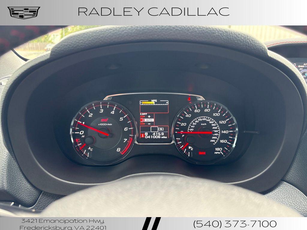 used 2019 Subaru WRX STI car, priced at $31,437