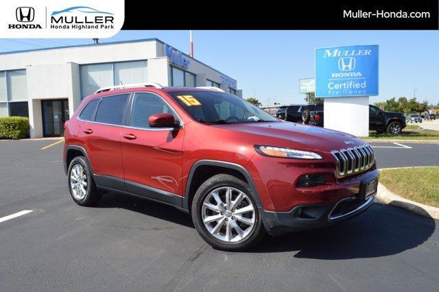 used 2015 Jeep Cherokee car, priced at $12,494