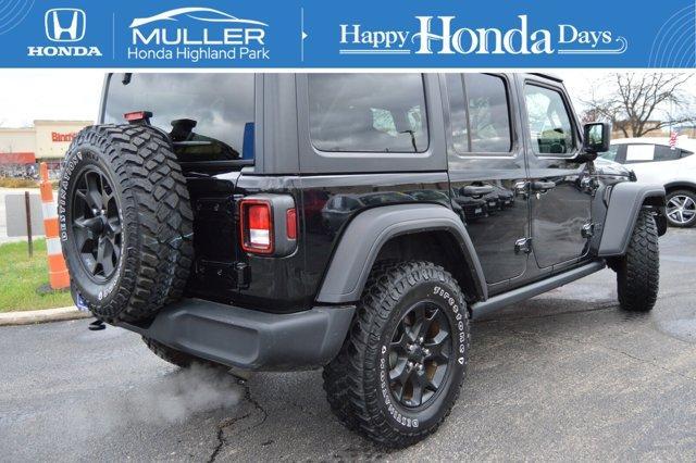 used 2021 Jeep Wrangler Unlimited car, priced at $33,894