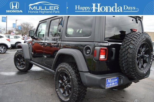 used 2021 Jeep Wrangler Unlimited car, priced at $33,894