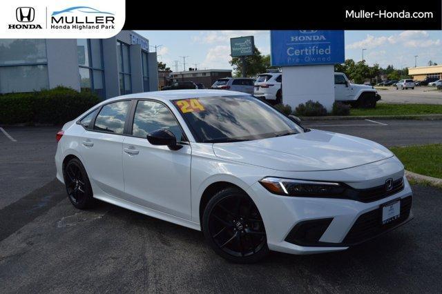 used 2024 Honda Civic car, priced at $25,794