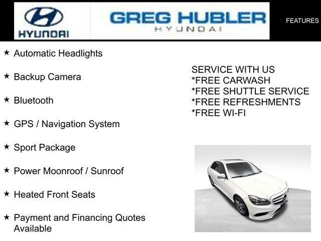 used 2015 Mercedes-Benz E-Class car, priced at $11,330