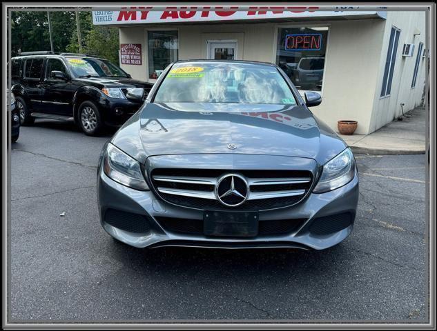 used 2018 Mercedes-Benz C-Class car, priced at $13,999