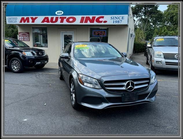 used 2018 Mercedes-Benz C-Class car, priced at $13,999