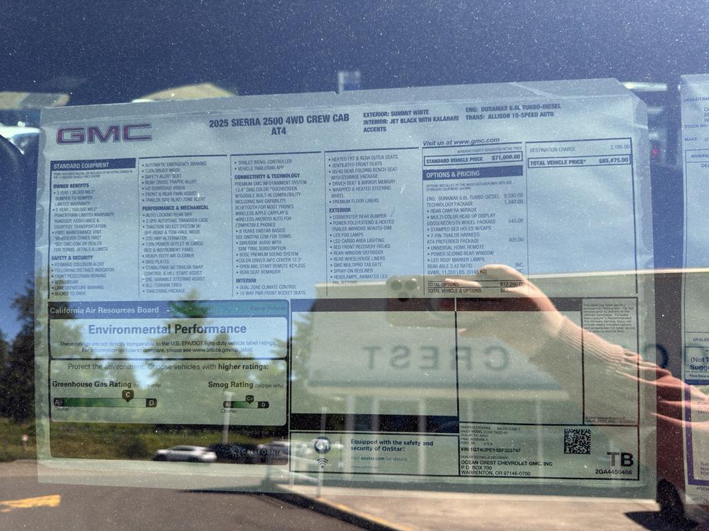 new 2025 GMC Sierra 2500 car