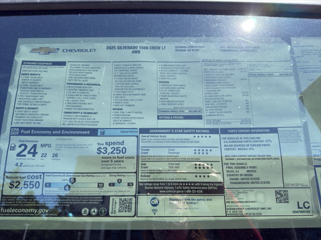 new 2025 Chevrolet Silverado 1500 car, priced at $59,260