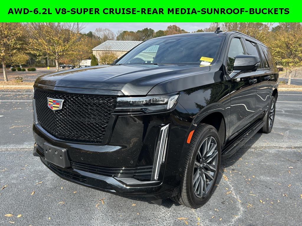 used 2024 Cadillac Escalade ESV car, priced at $80,496