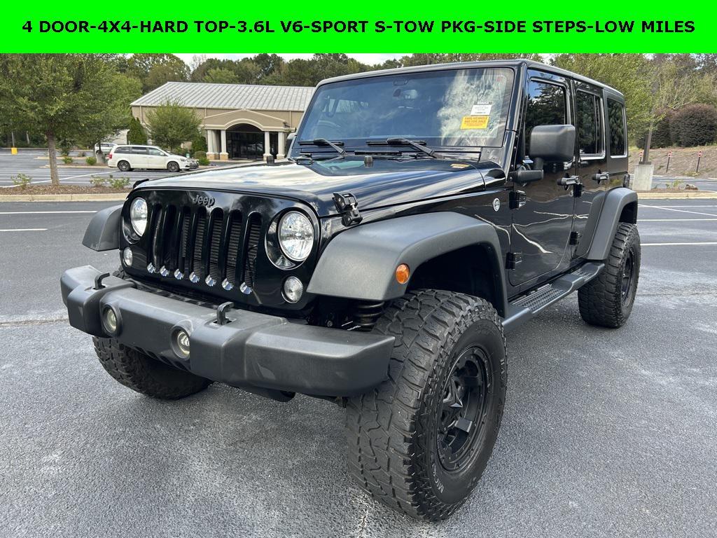 used 2016 Jeep Wrangler Unlimited car, priced at $19,777