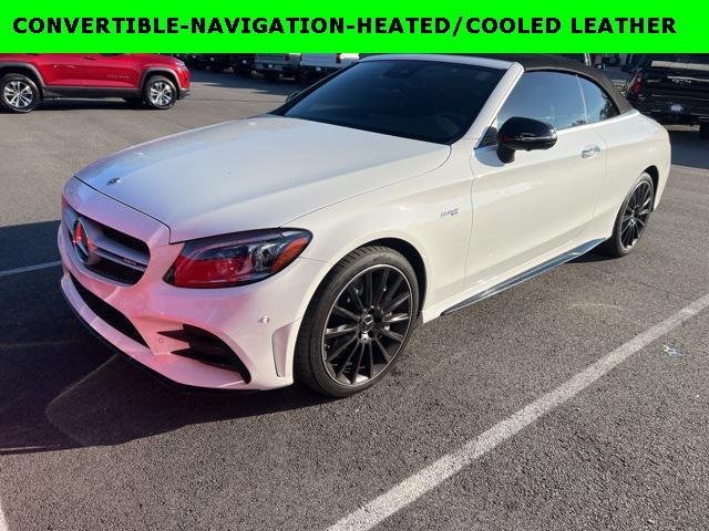 used 2021 Mercedes-Benz AMG C 43 car, priced at $47,355