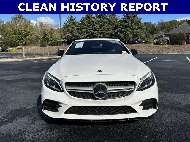 used 2021 Mercedes-Benz AMG C 43 car, priced at $45,744