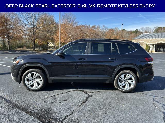 used 2021 Volkswagen Atlas car, priced at $23,149