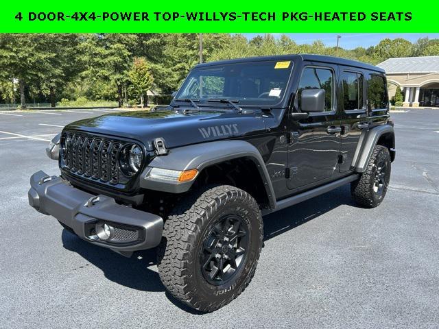 used 2024 Jeep Wrangler car, priced at $44,570