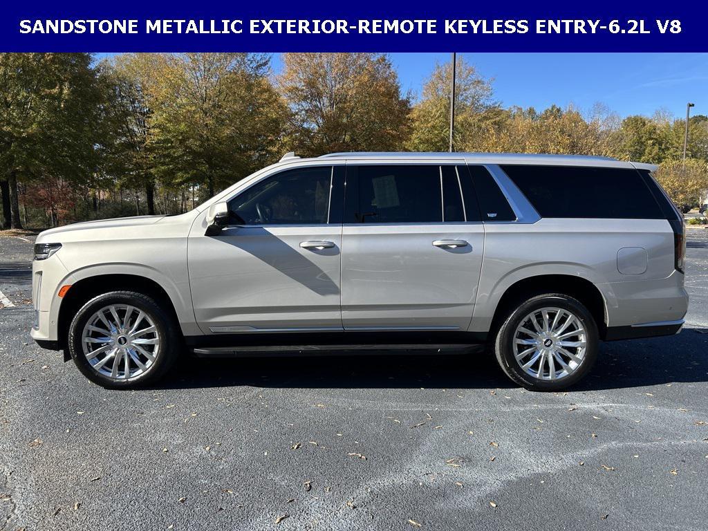 used 2024 Cadillac Escalade ESV car, priced at $74,455