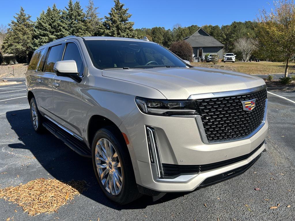used 2024 Cadillac Escalade ESV car, priced at $74,455