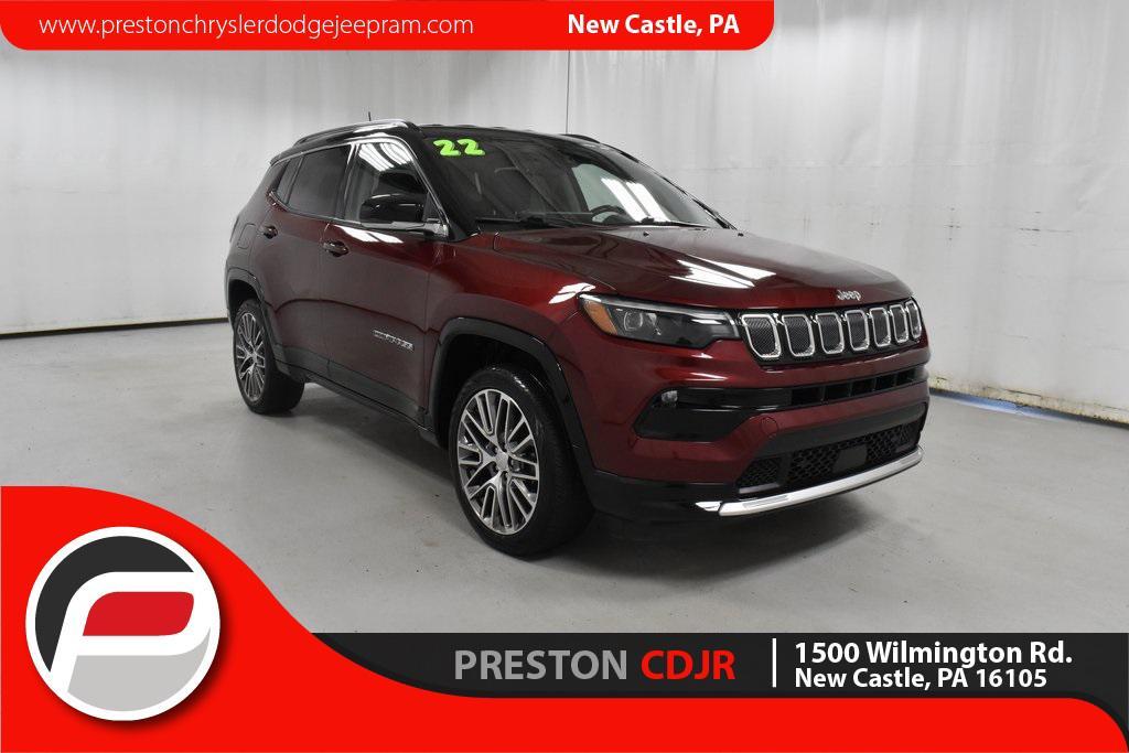 used 2022 Jeep Compass car, priced at $23,998
