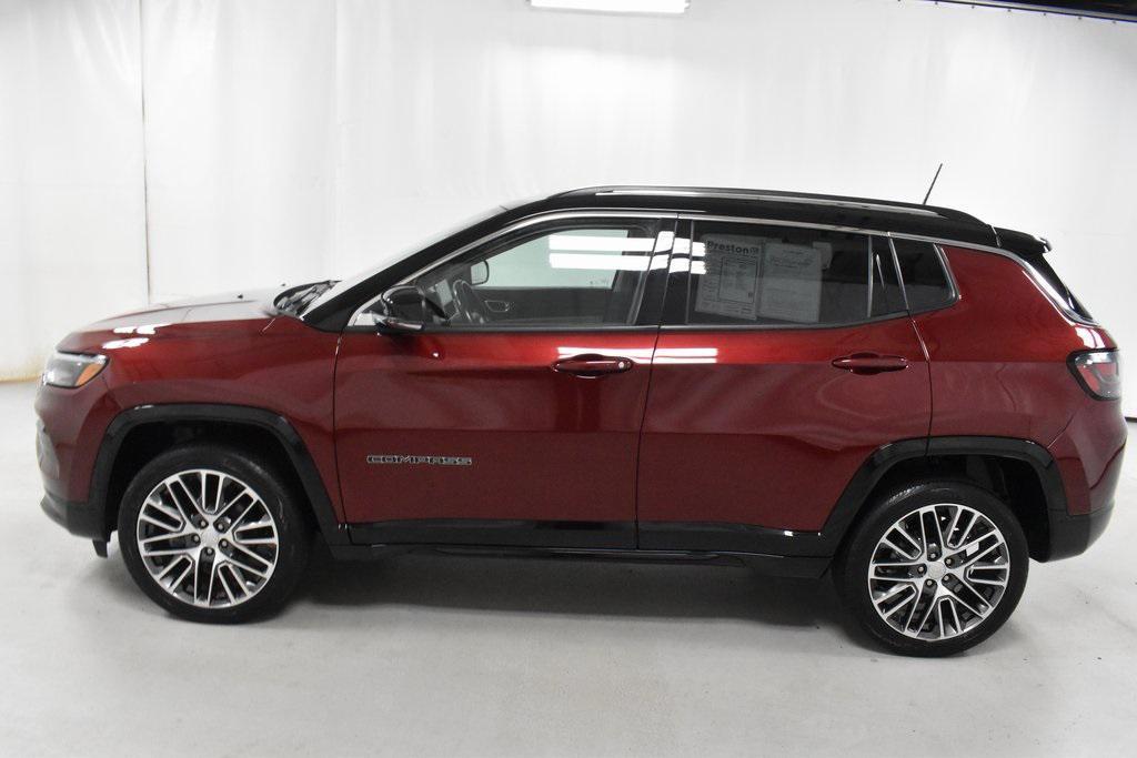 used 2022 Jeep Compass car, priced at $23,998