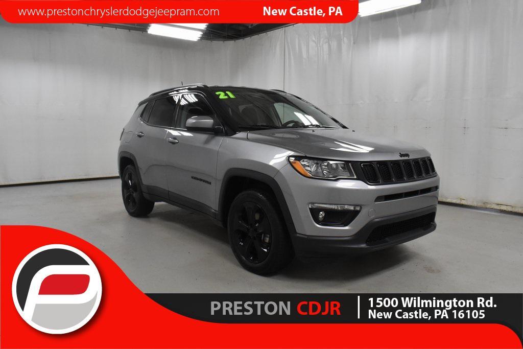 used 2021 Jeep Compass car, priced at $22,998