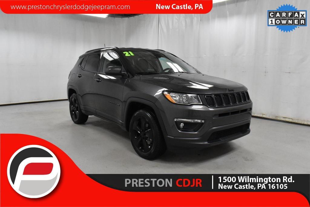 used 2021 Jeep Compass car, priced at $21,998