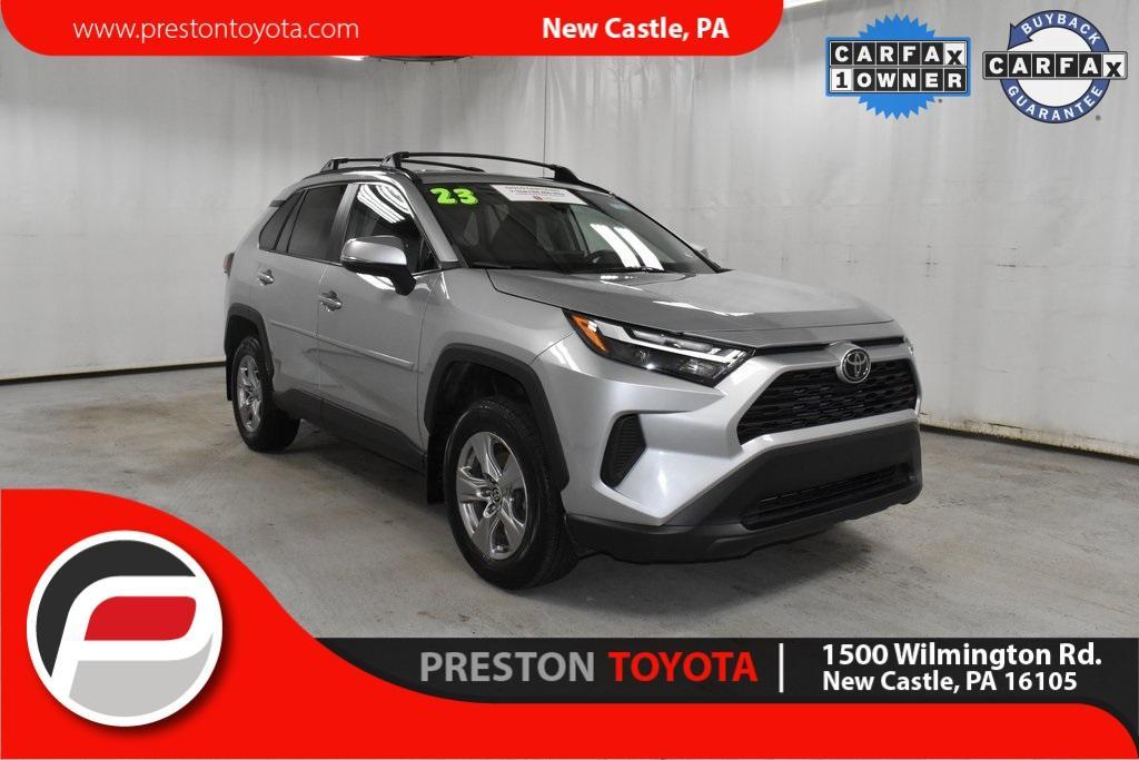 used 2023 Toyota RAV4 car, priced at $30,990