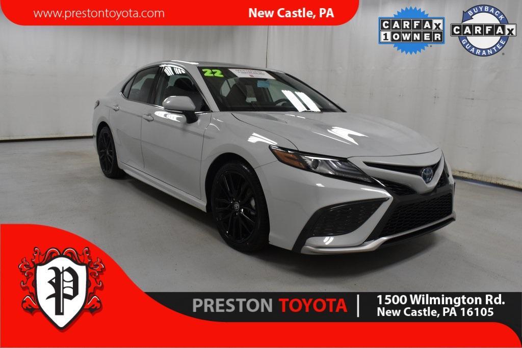 used 2022 Toyota Camry Hybrid car, priced at $34,990