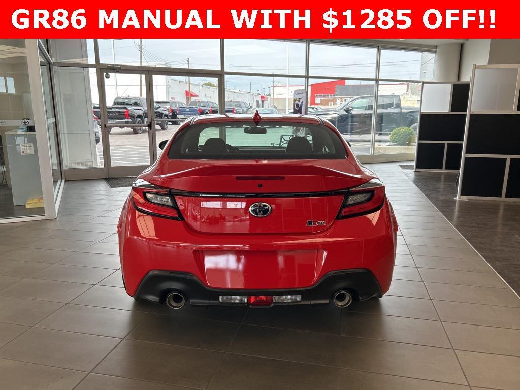 new 2025 Toyota GR86 car, priced at $35,184
