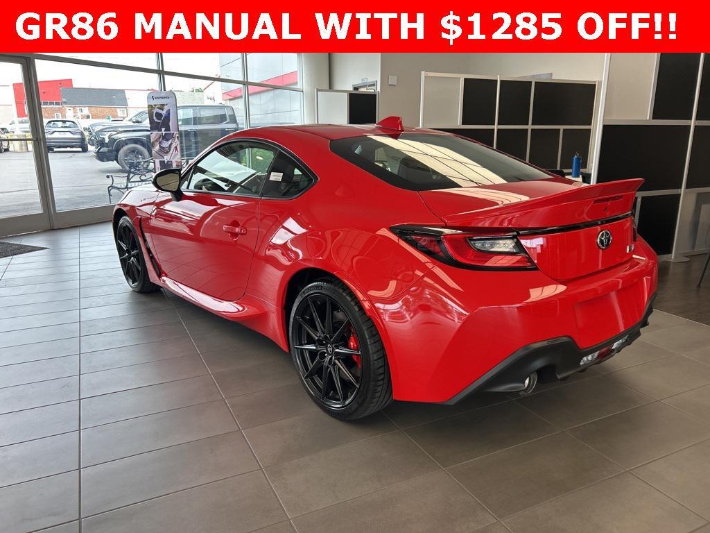 new 2025 Toyota GR86 car, priced at $35,184