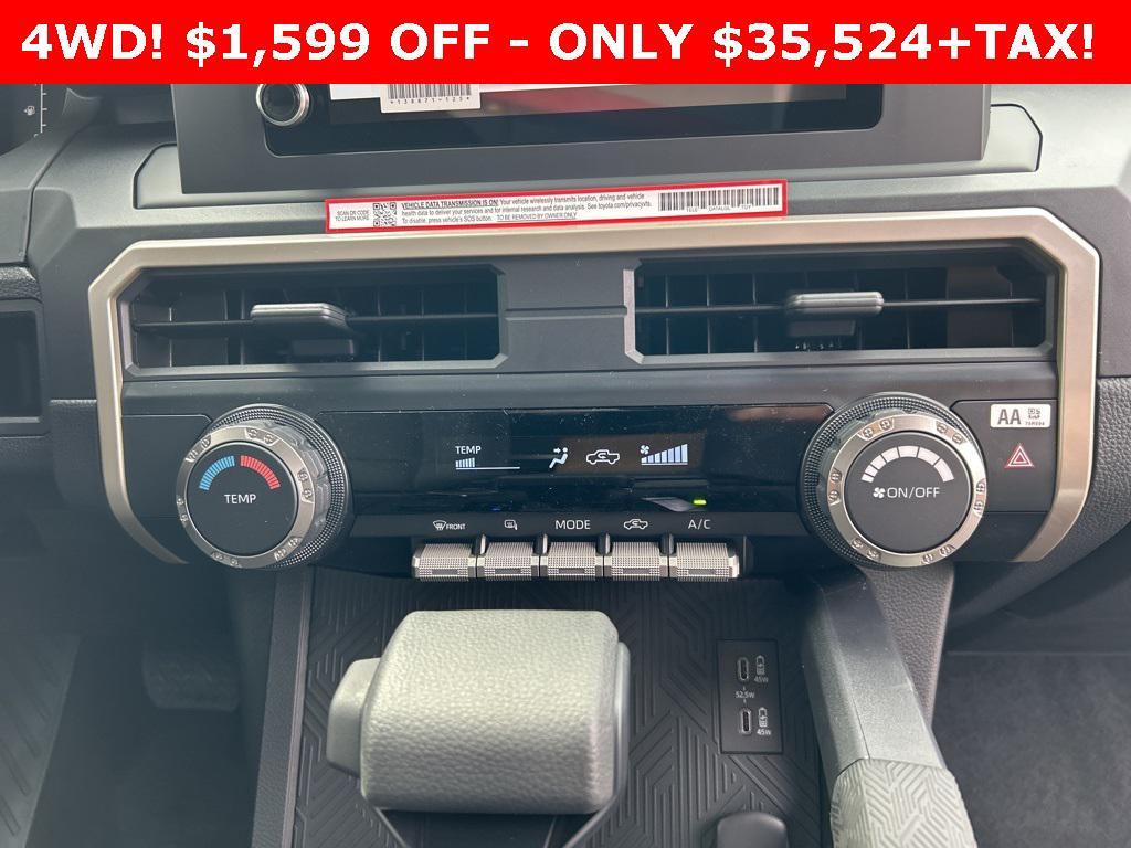 new 2025 Toyota Tacoma car, priced at $35,524