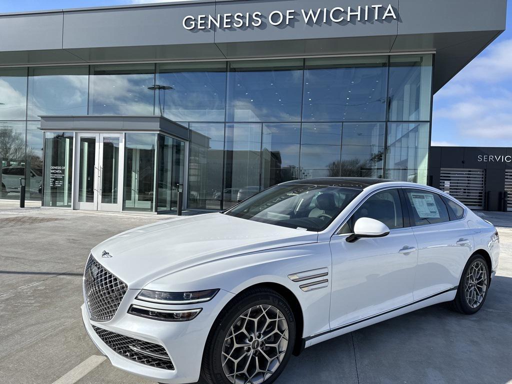 used 2024 Genesis G80 car, priced at $46,400