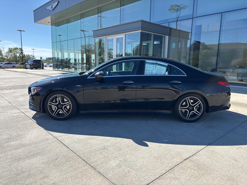 used 2022 Mercedes-Benz AMG CLA 35 car, priced at $34,990