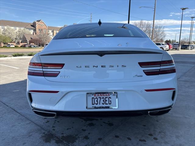 used 2024 Genesis G80 car, priced at $54,900