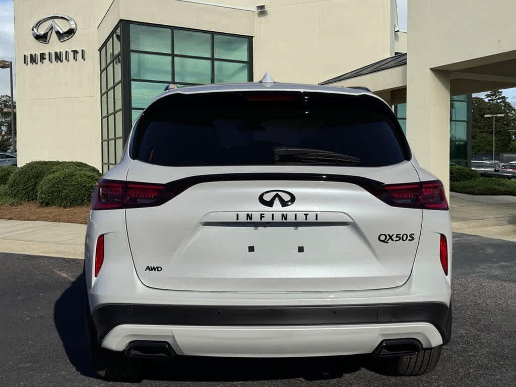new 2025 INFINITI QX50 car, priced at $53,738
