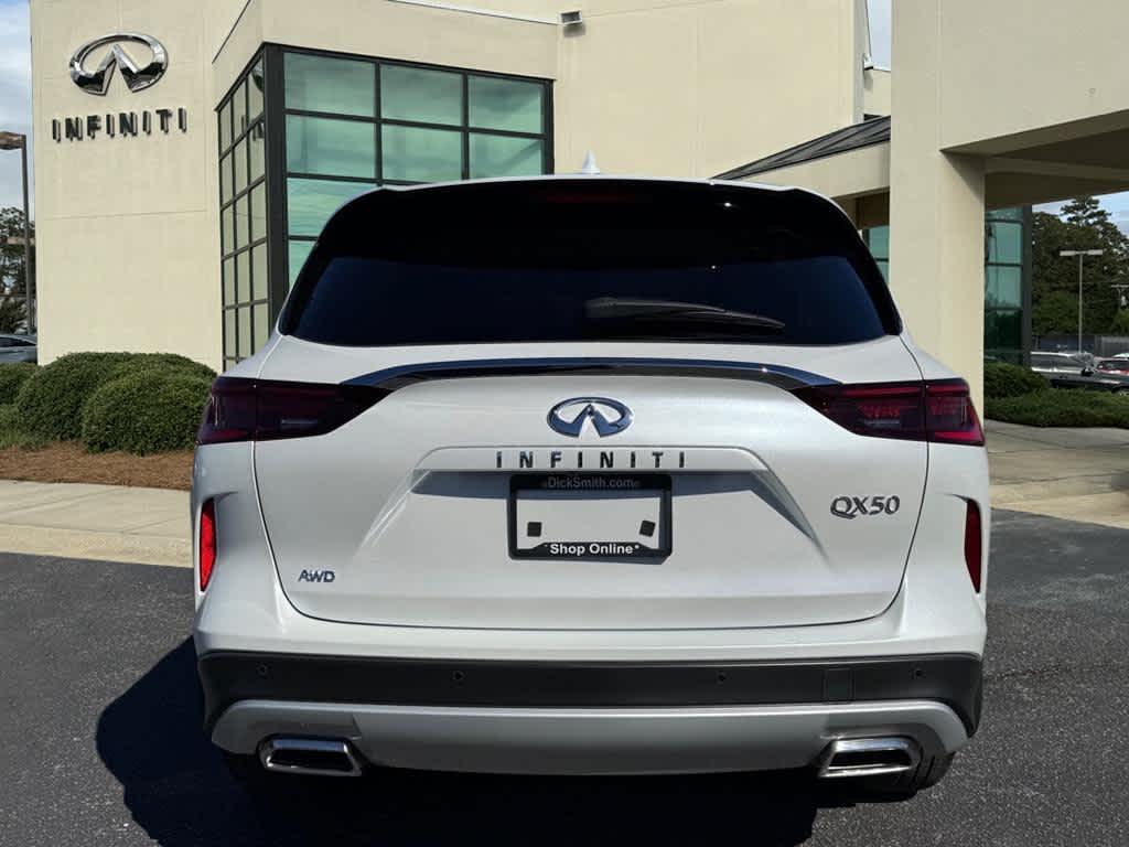 new 2025 INFINITI QX50 car, priced at $50,170