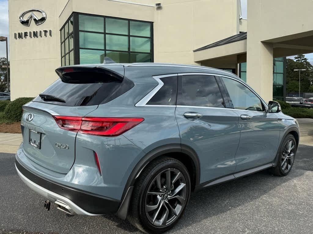 used 2022 INFINITI QX50 car, priced at $35,462