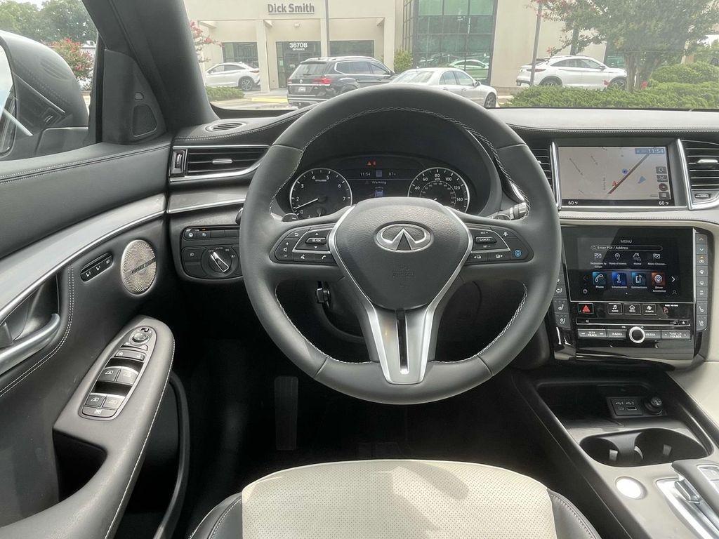 new 2025 INFINITI QX55 car, priced at $57,180