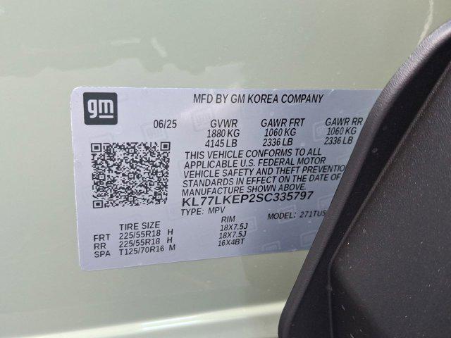 new 2025 Chevrolet Trax car, priced at $27,150