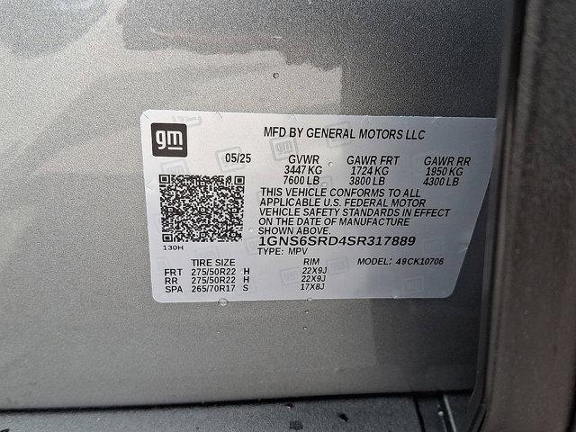 new 2025 Chevrolet Tahoe car, priced at $83,339