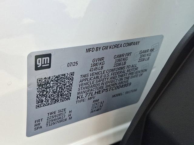 new 2026 Chevrolet Trax car, priced at $24,760