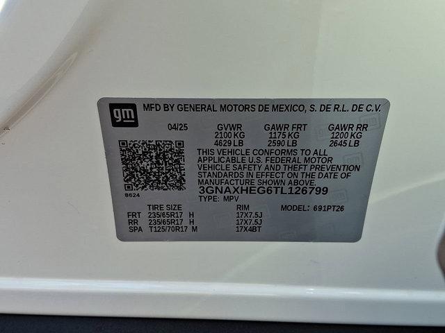 new 2026 Chevrolet Equinox car, priced at $32,340