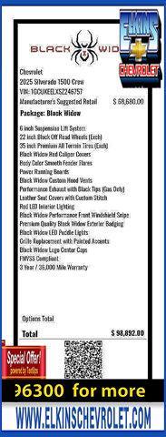 new 2025 Chevrolet Silverado 1500 car, priced at $84,999