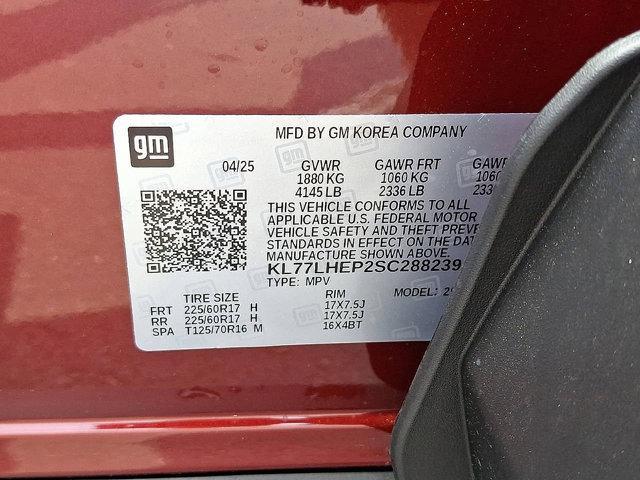 new 2025 Chevrolet Trax car, priced at $24,360