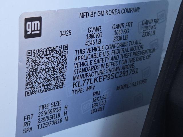 new 2025 Chevrolet Trax car, priced at $25,999